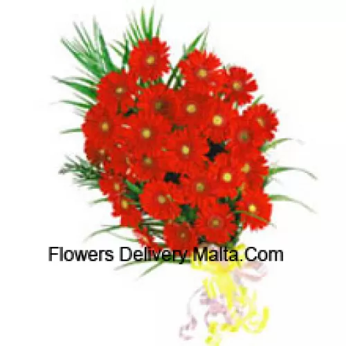 Bouquet de 25 Gerberas Rouges